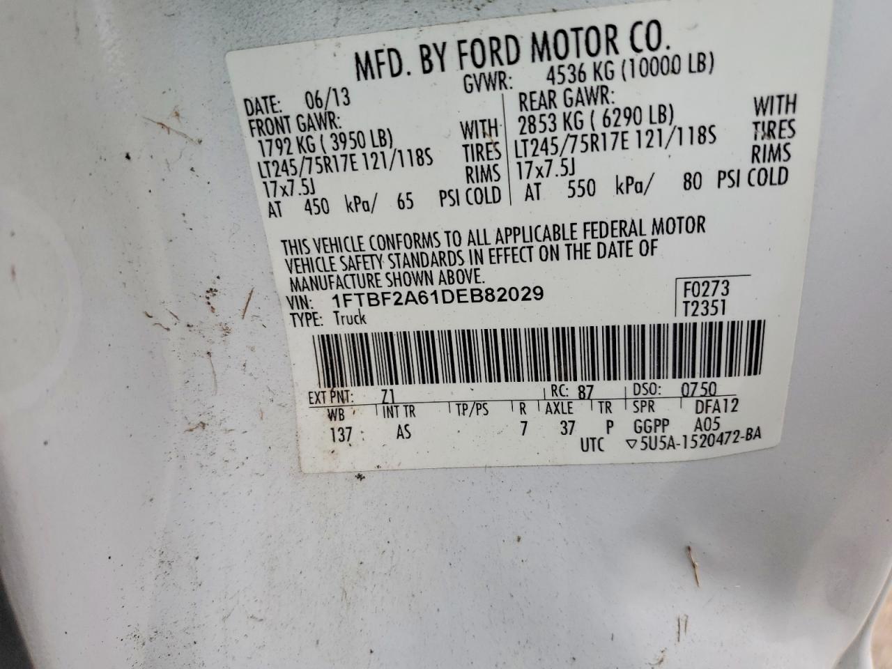 2013 FORD F250 SUPER DUTY photo 23