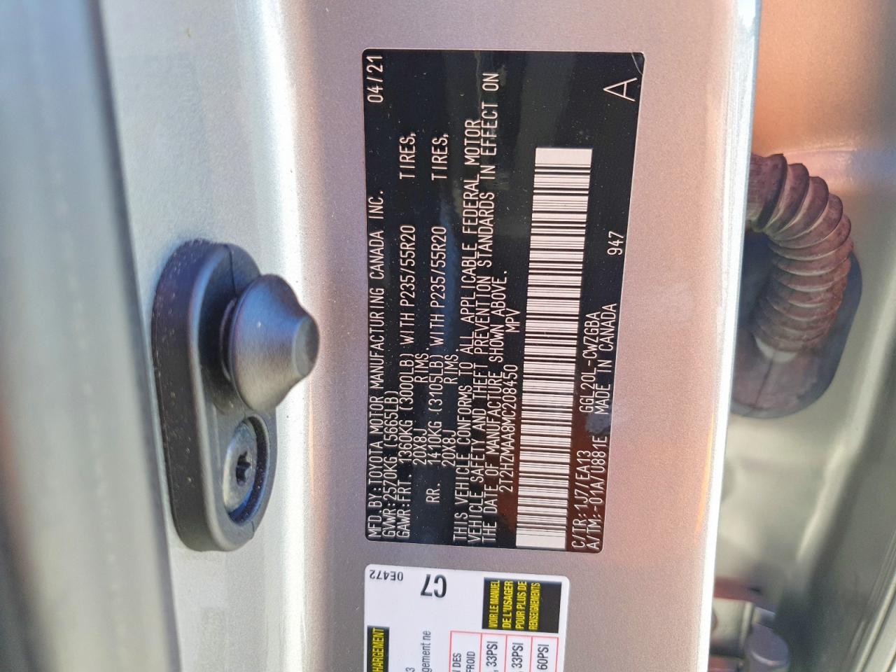 2021 LEXUS RX 350 photo 13