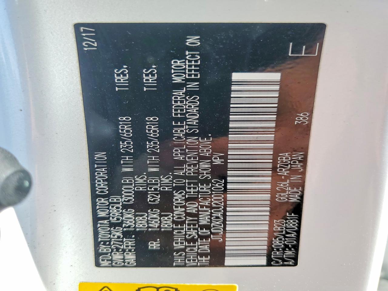 2018 LEXUS RX 350 L photo 14