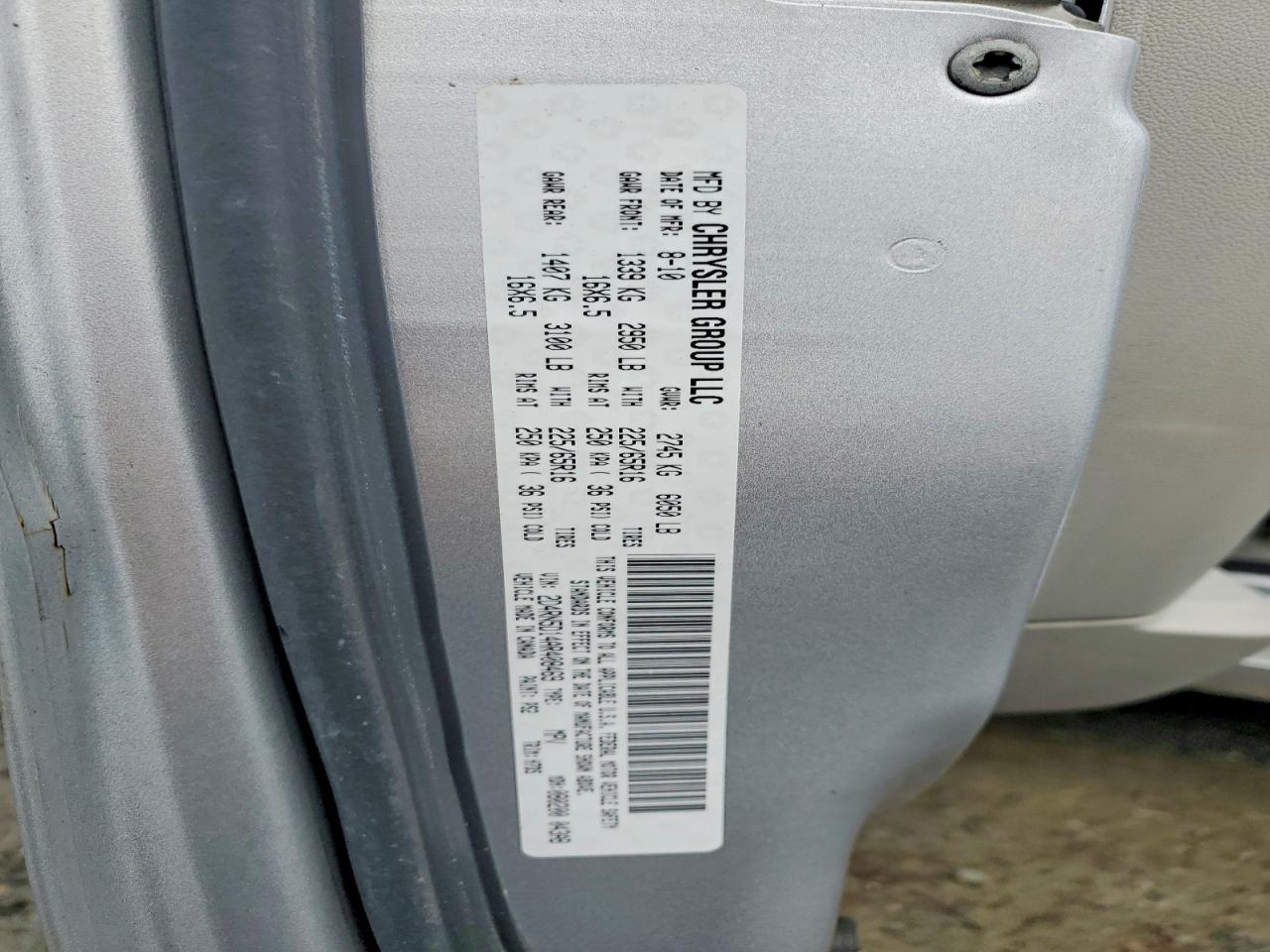 2010 DODGE GRAND CARAVAN SXT photo 13