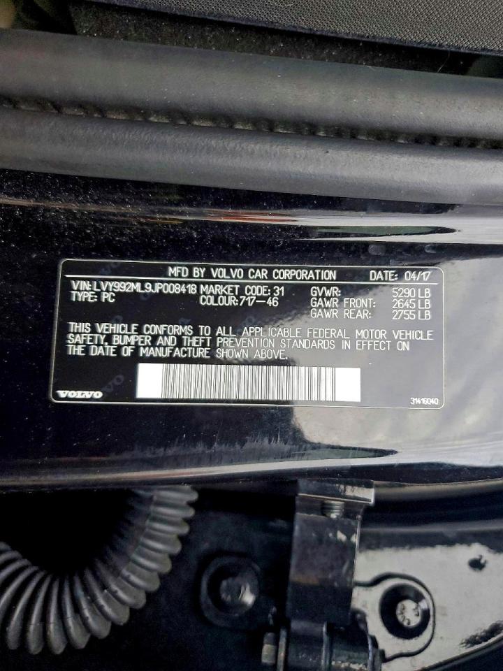 2018 VOLVO S90 T6 INSCRIPTION photo 23