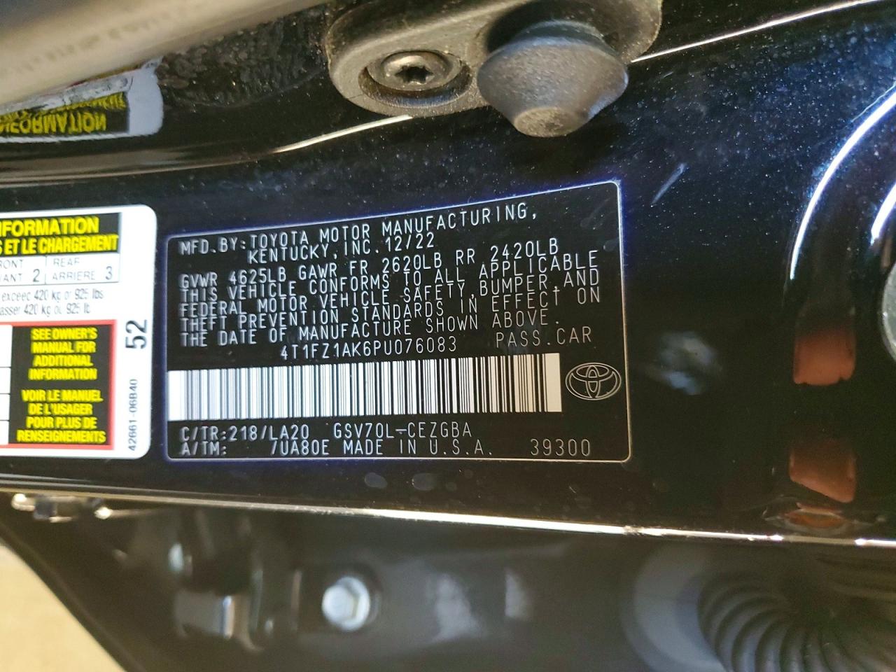 2023 TOYOTA CAMRY photo 13