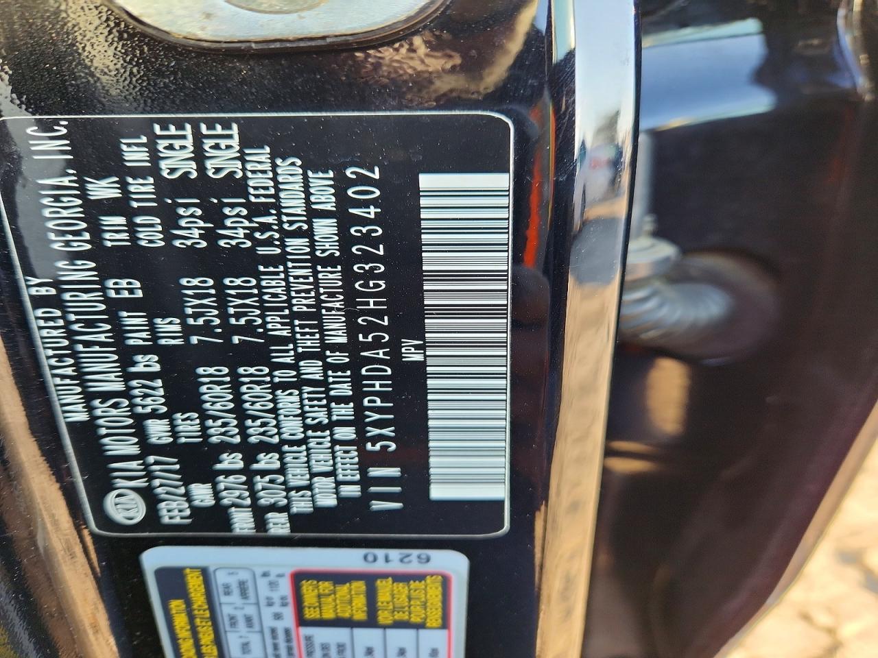 2017 KIA SORENTO EX photo 23