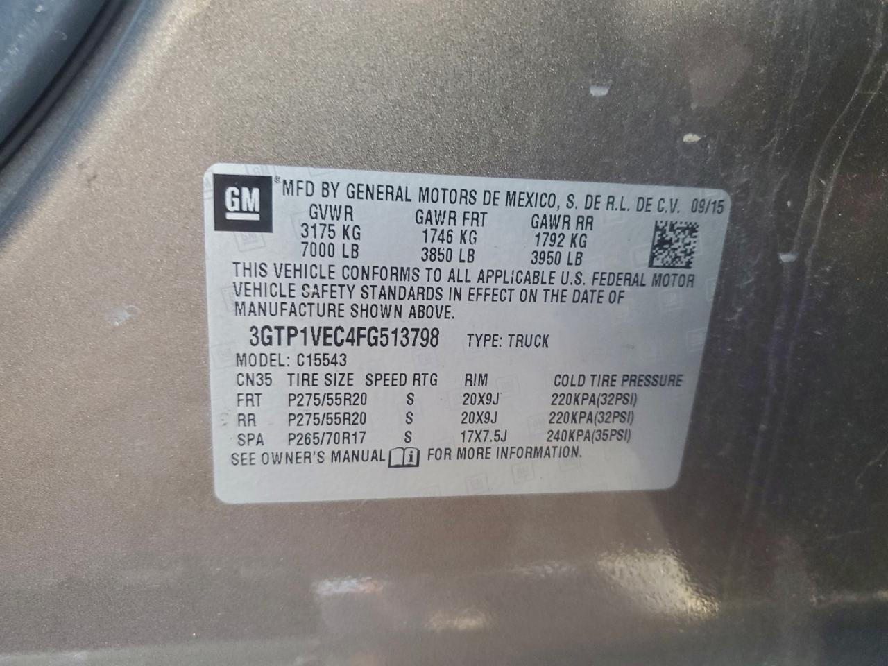 2015 GMC SIERRA C1500 SLT photo 23