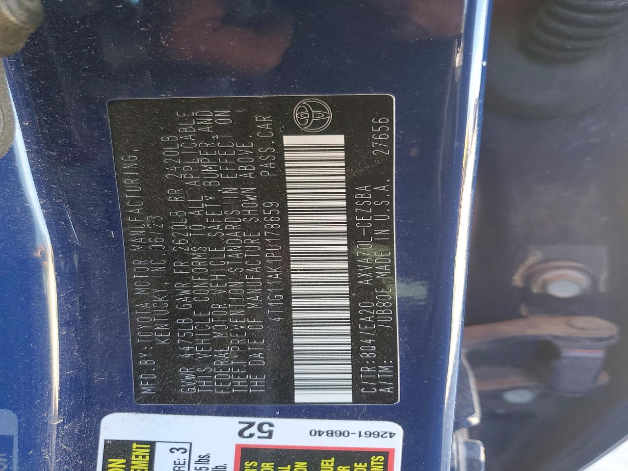 2023 TOYOTA CAMRY SE NIGHT SHADE photo 13