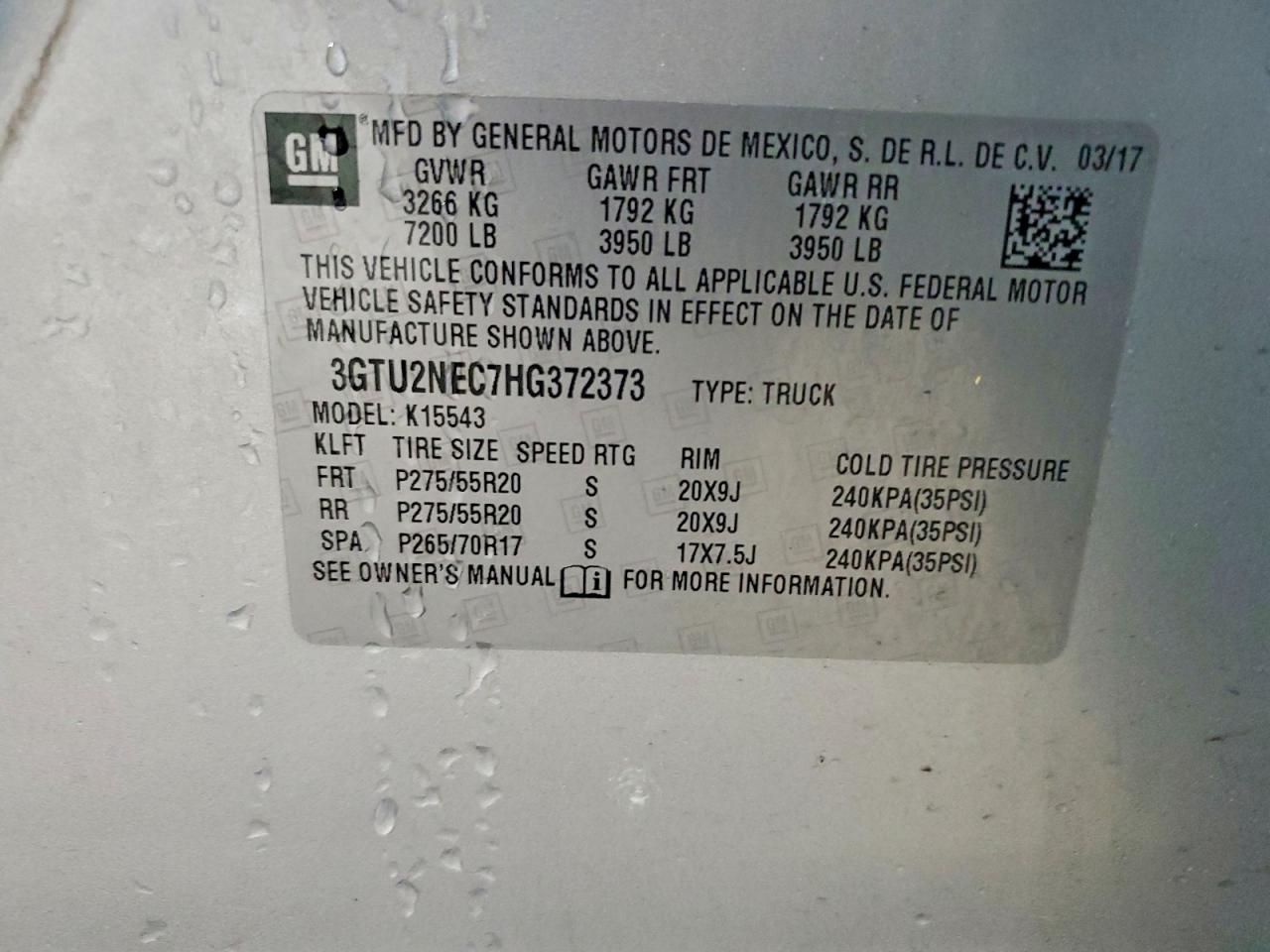 2017 GMC SIERRA K1500 SLT photo 12
