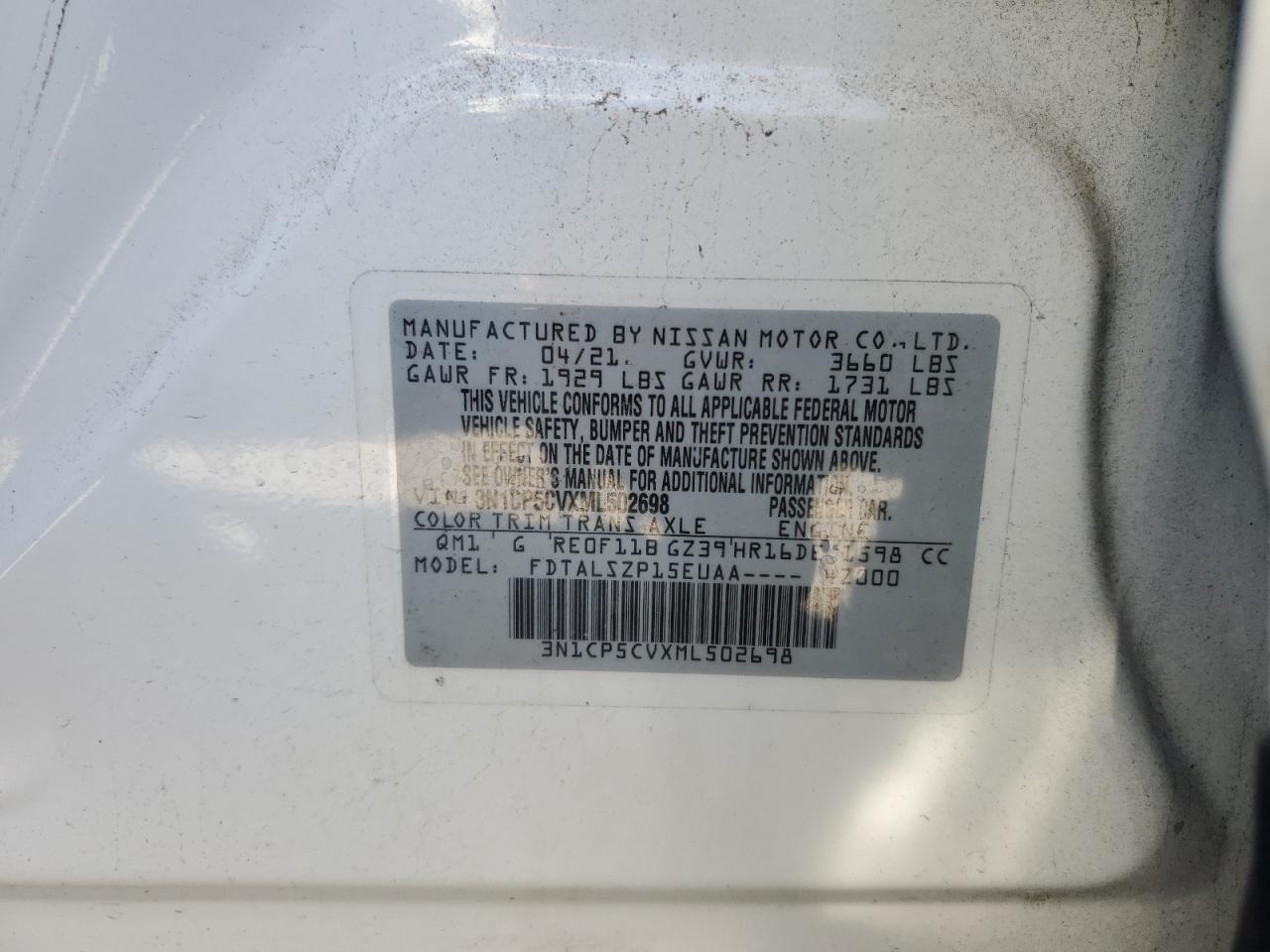 2021 NISSAN KICKS SV photo 25