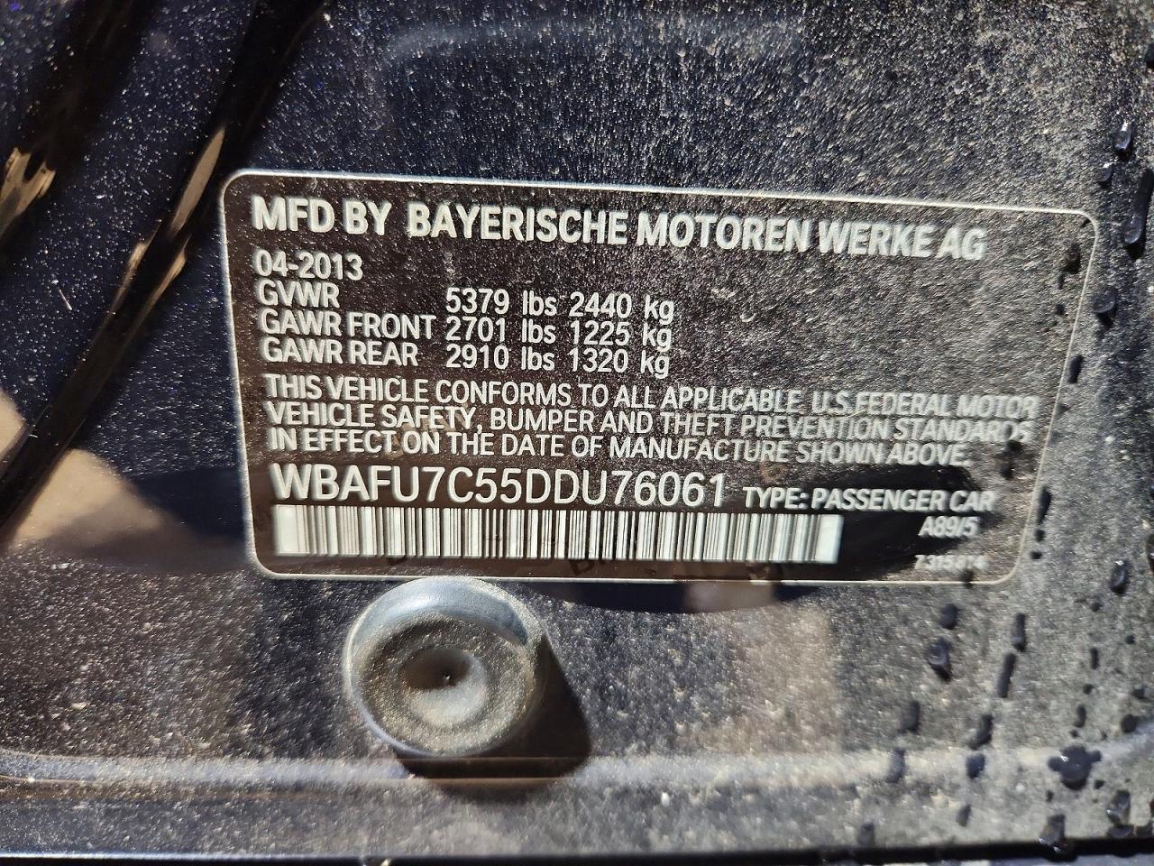 2013 BMW 535 XI photo 12