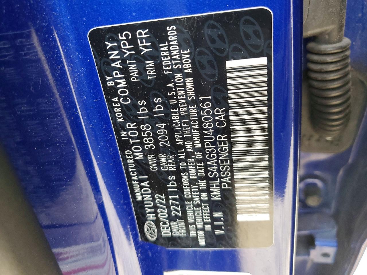 2023 HYUNDAI ELANTRA SEL photo 13