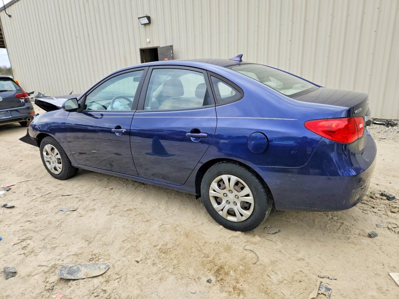 2010 HYUNDAI ELANTRA BLUE photo 2