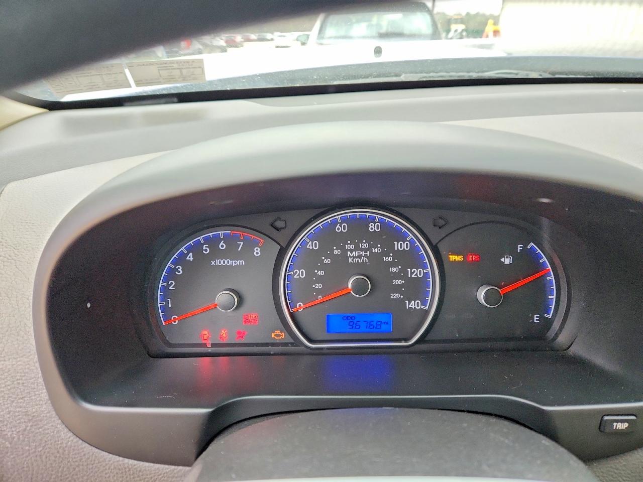 2010 HYUNDAI ELANTRA BLUE photo 9