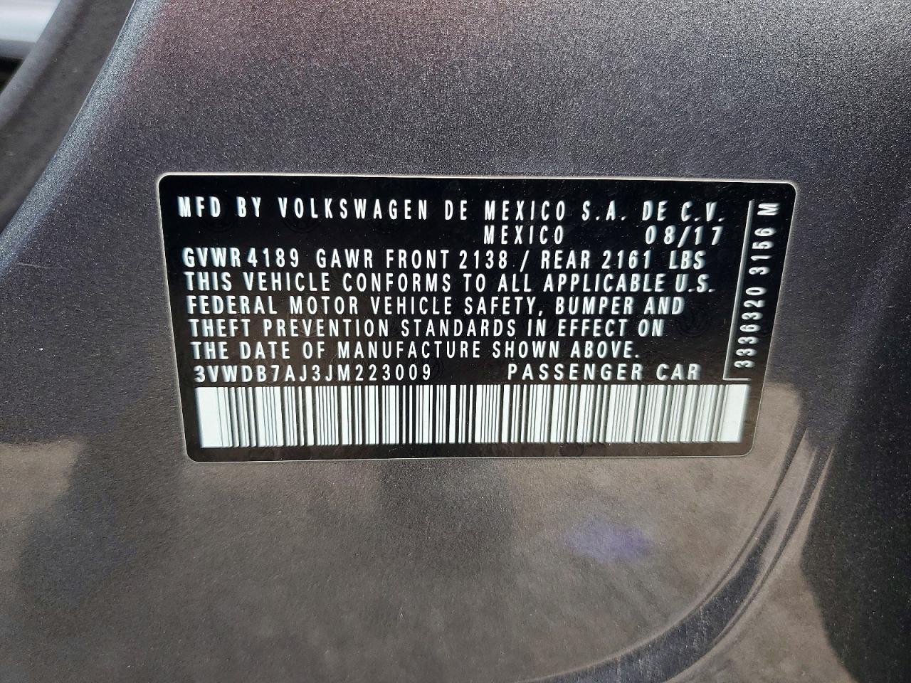 2018 VOLKSWAGEN JETTA SE photo 12