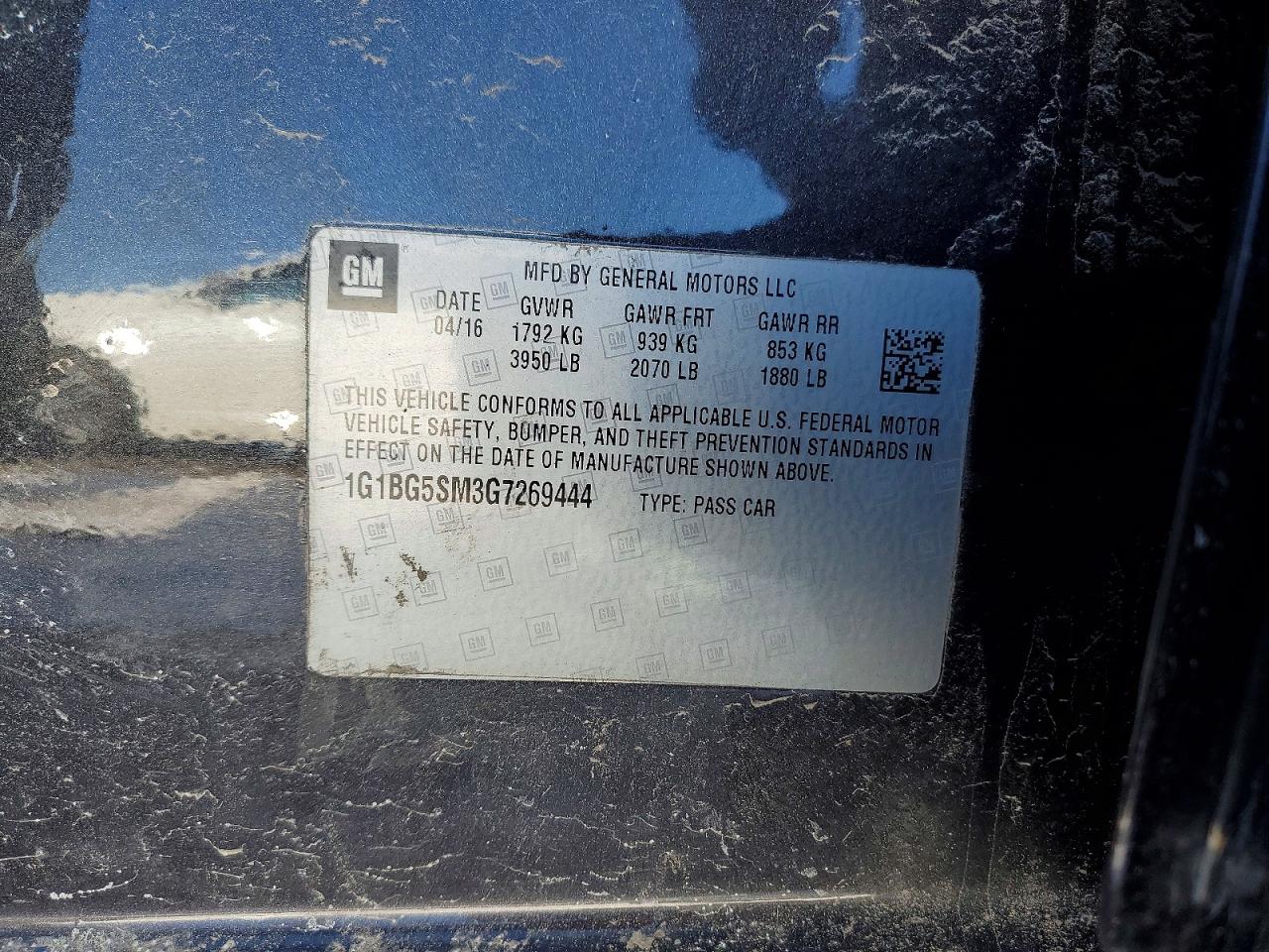 2016 CHEVROLET CRUZE PREMIER photo 13