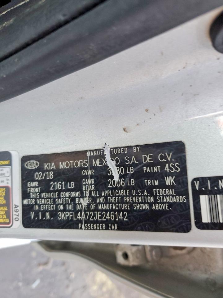 2018 KIA FORTE LX photo 12