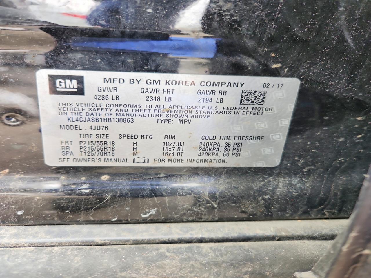 2017 BUICK ENCORE PREFERRED photo 12