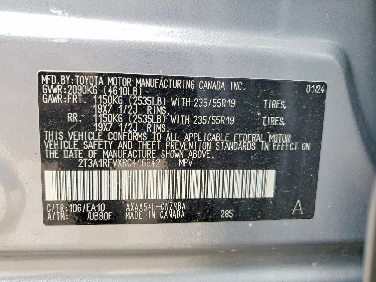 2024 TOYOTA RAV4 XLE PREMIUM photo 13