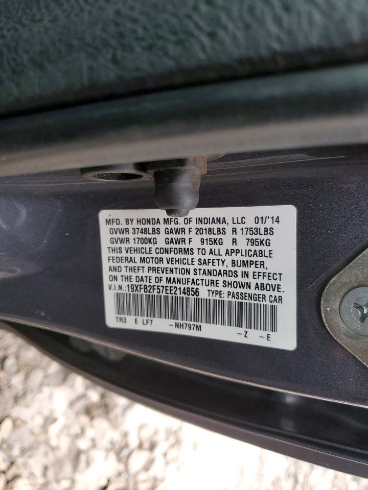 2014 HONDA CIVIC LX photo 12