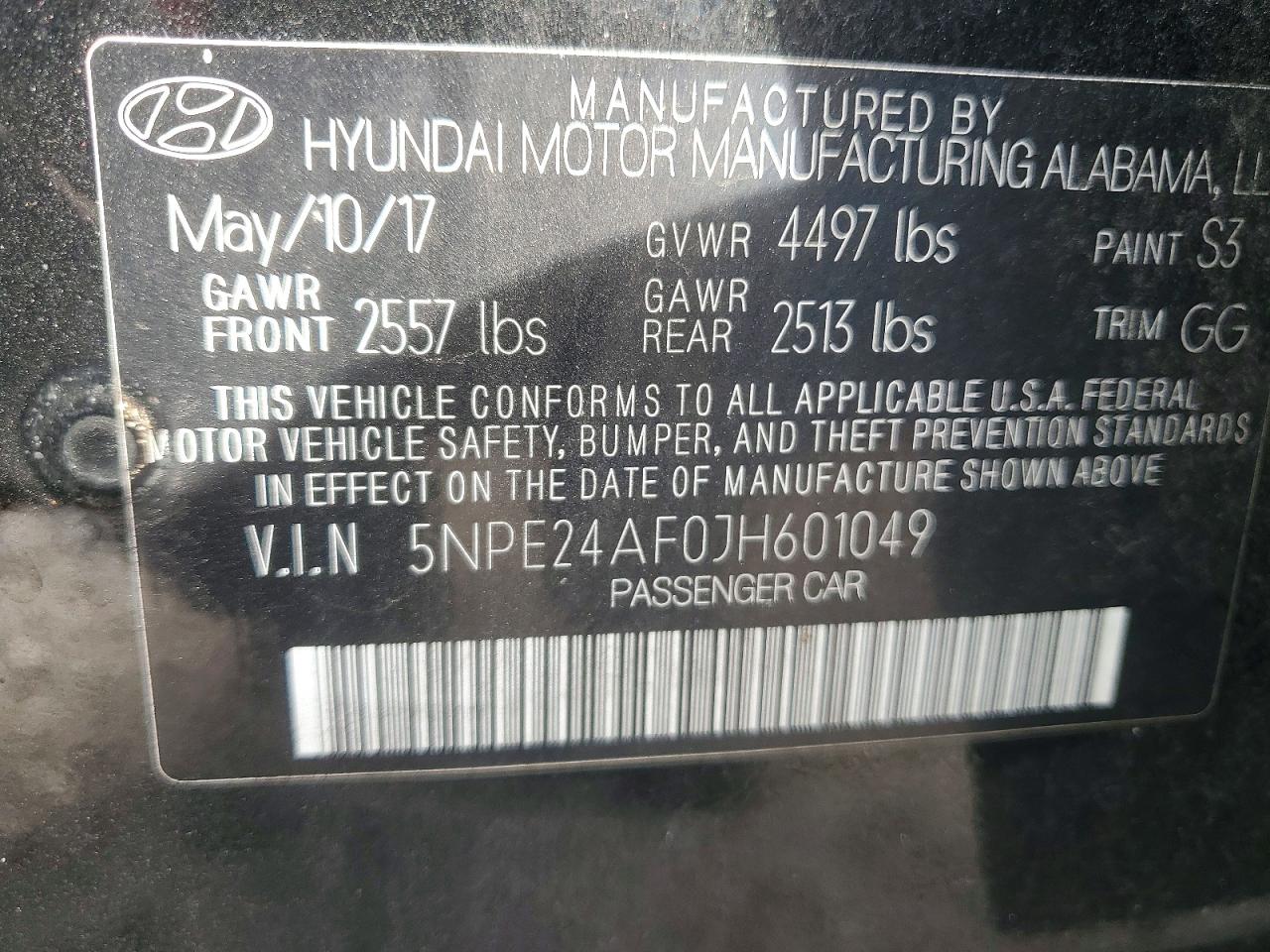 2018 HYUNDAI SONATA SE photo 13