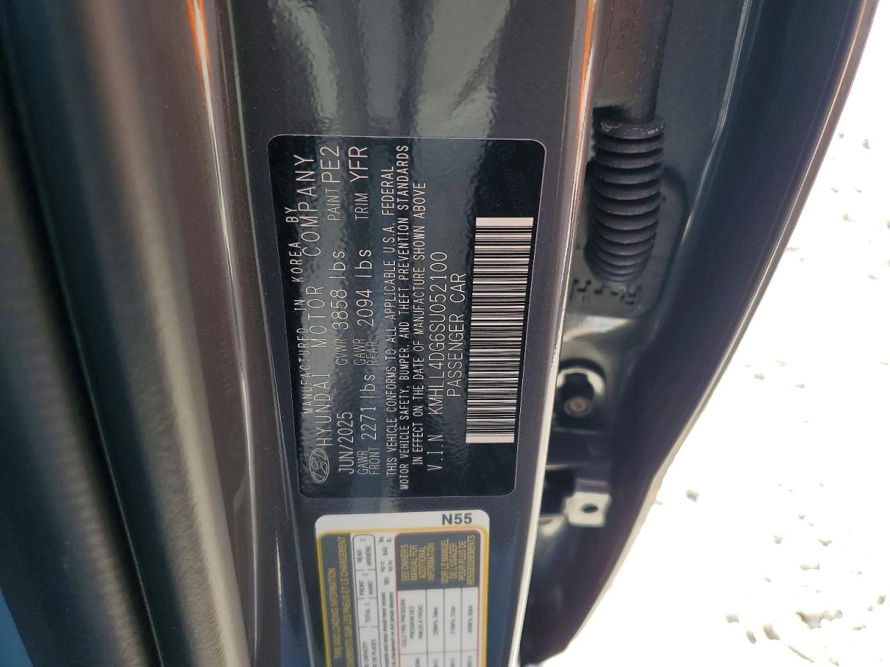 2025 HYUNDAI ELANTRA SE photo 12