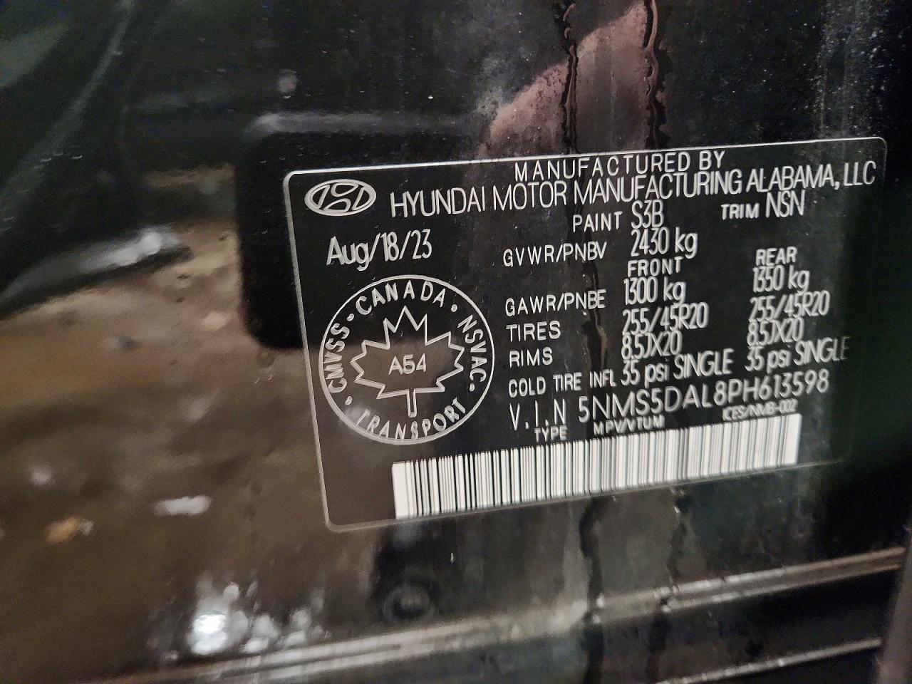 2023 HYUNDAI SANTA FE CALLIGRAPHY photo 14