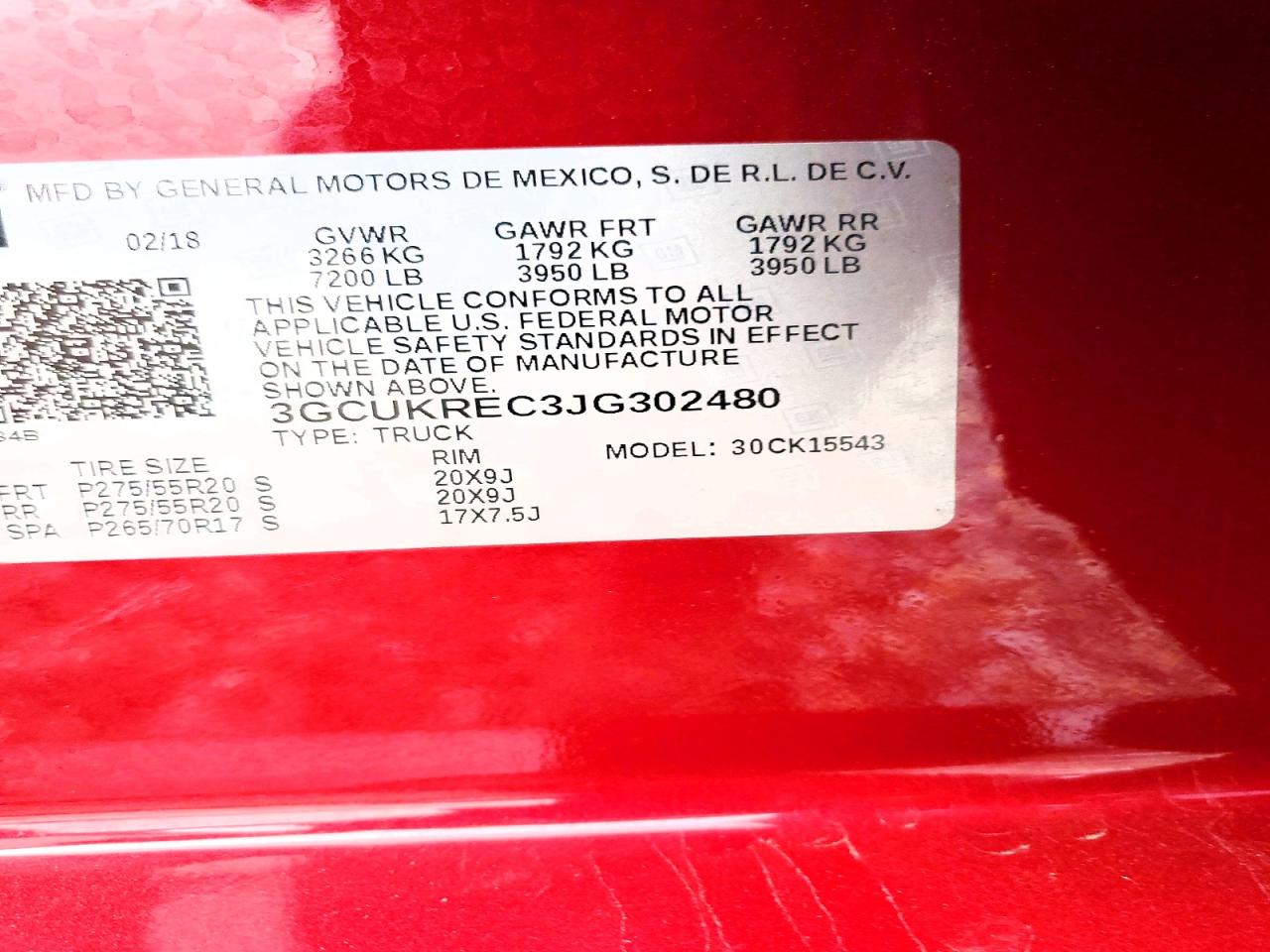 2018 CHEVROLET SILVERADO K1500 LT photo 12