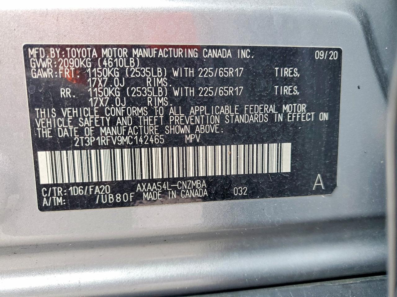 2021 TOYOTA RAV4 XLE photo 13