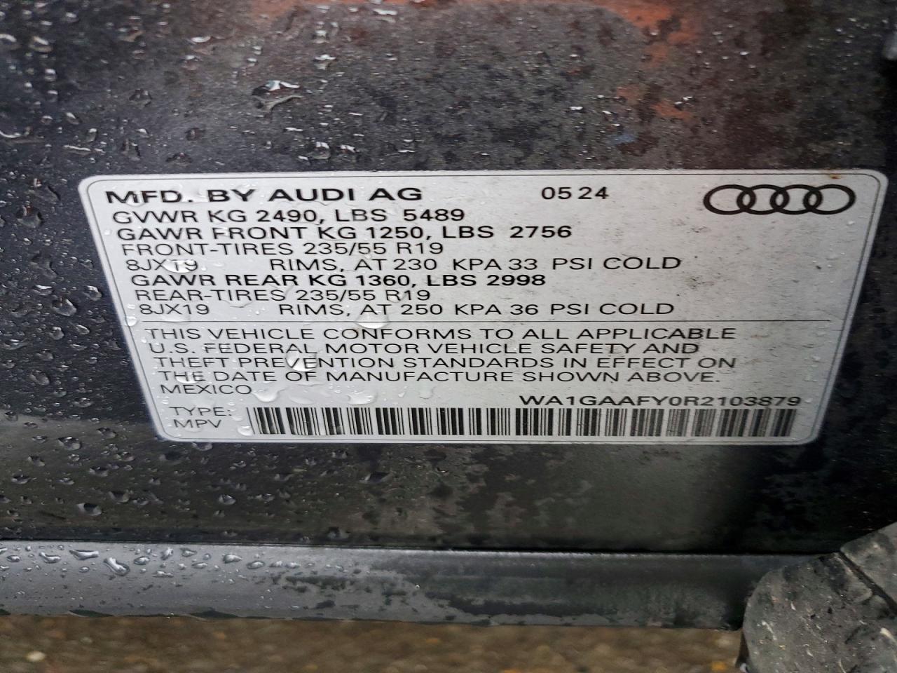 2024 AUDI Q5 PREMIUM 45 photo 14