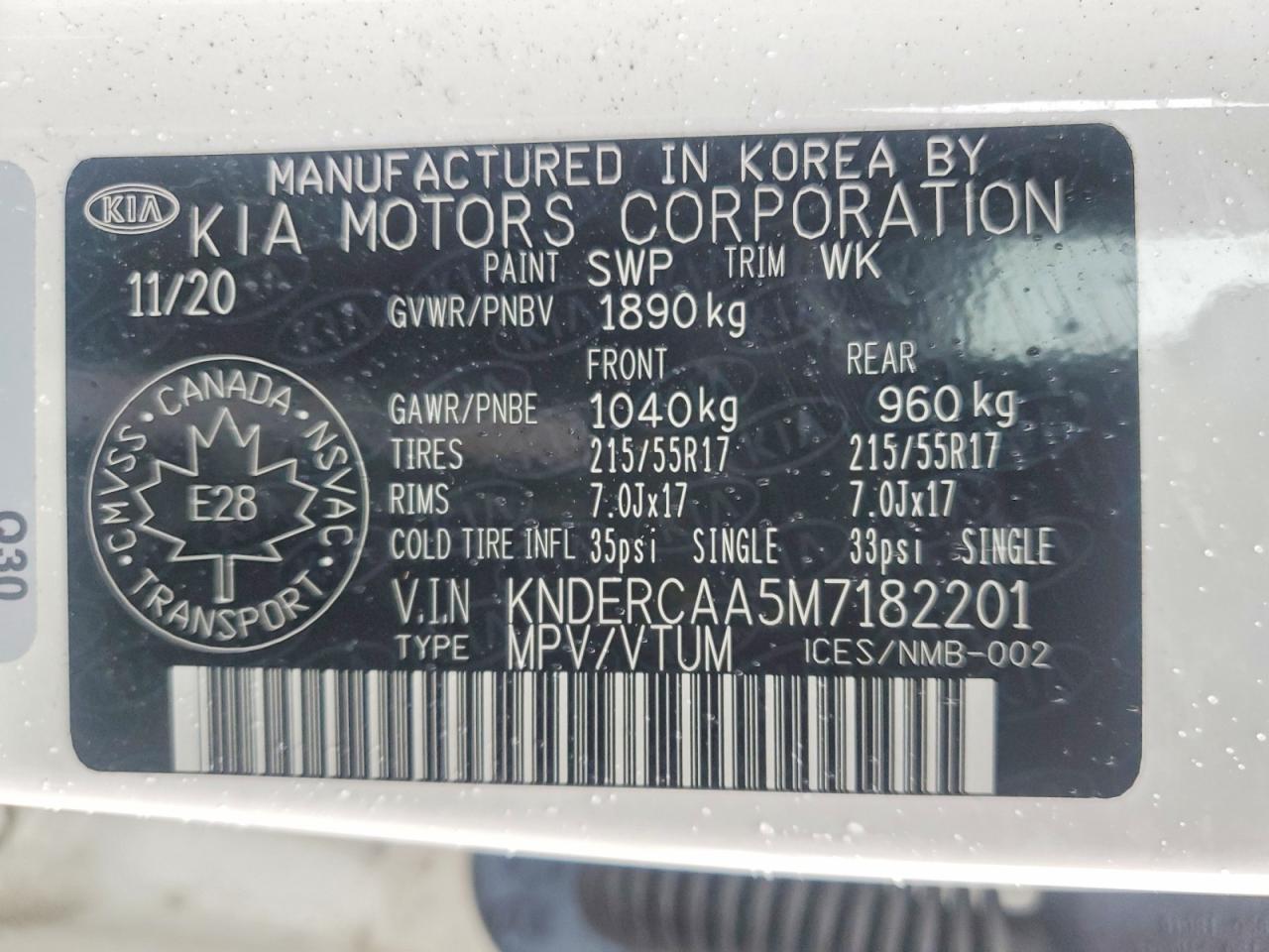 2021 KIA SELTOS EX photo 13