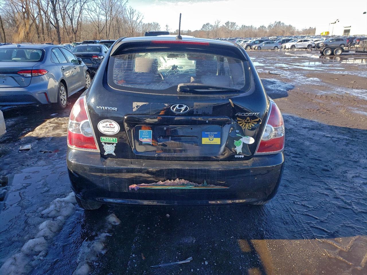 2010 HYUNDAI ACCENT BLUE photo 6