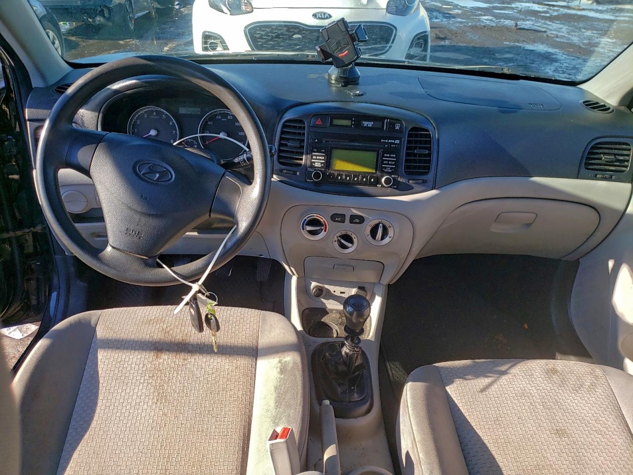 2010 HYUNDAI ACCENT BLUE photo 8