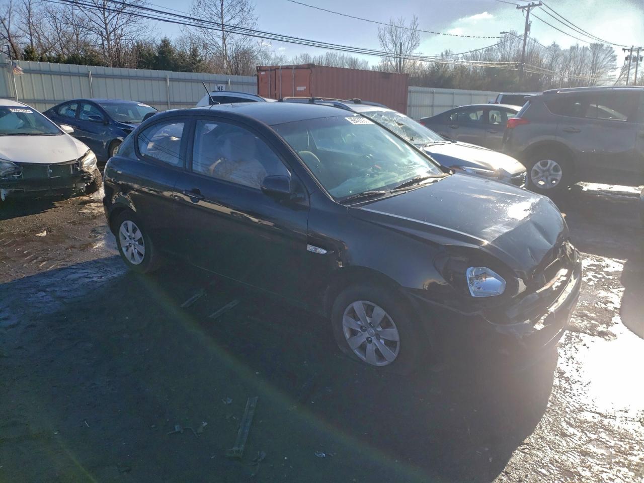 2010 HYUNDAI ACCENT BLUE photo 4