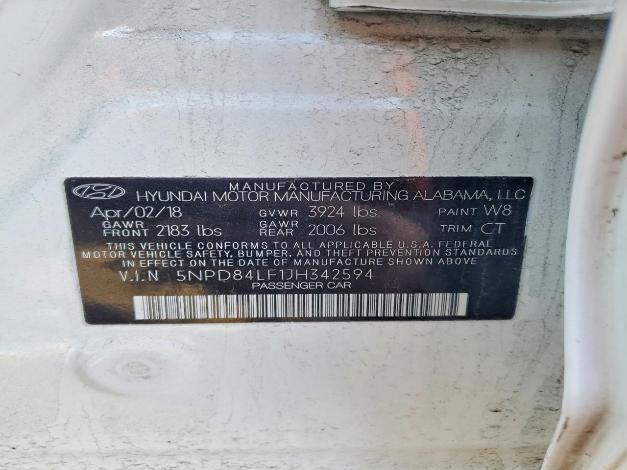 2018 HYUNDAI ELANTRA SEL photo 12