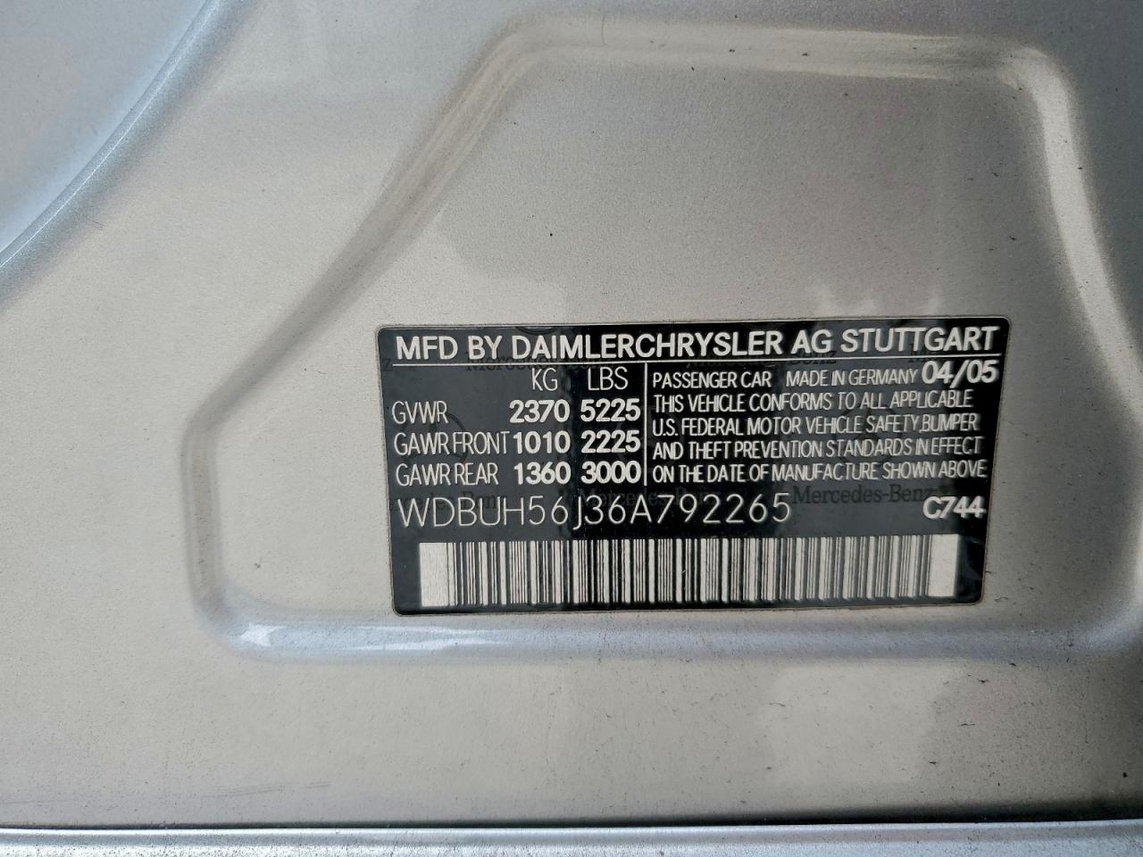 2006 MERCEDES-BENZ E 350 WAGON photo 12