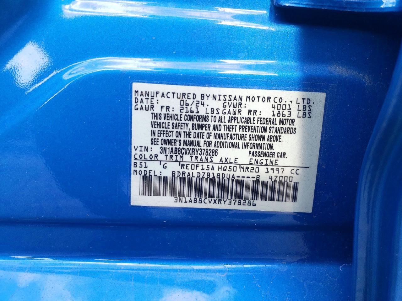 2024 NISSAN SENTRA SV photo 13