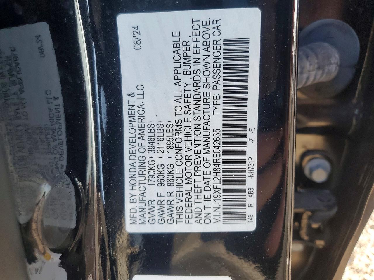 2024 HONDA CIVIC SPORT photo 25