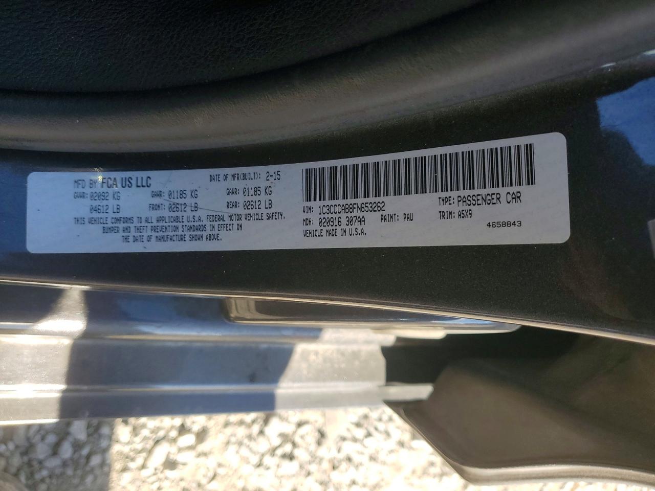 2015 CHRYSLER 200 LIMITED photo 12