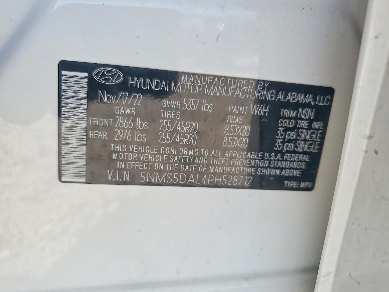 2023 HYUNDAI SANTA FE CALLIGRAPHY photo 37