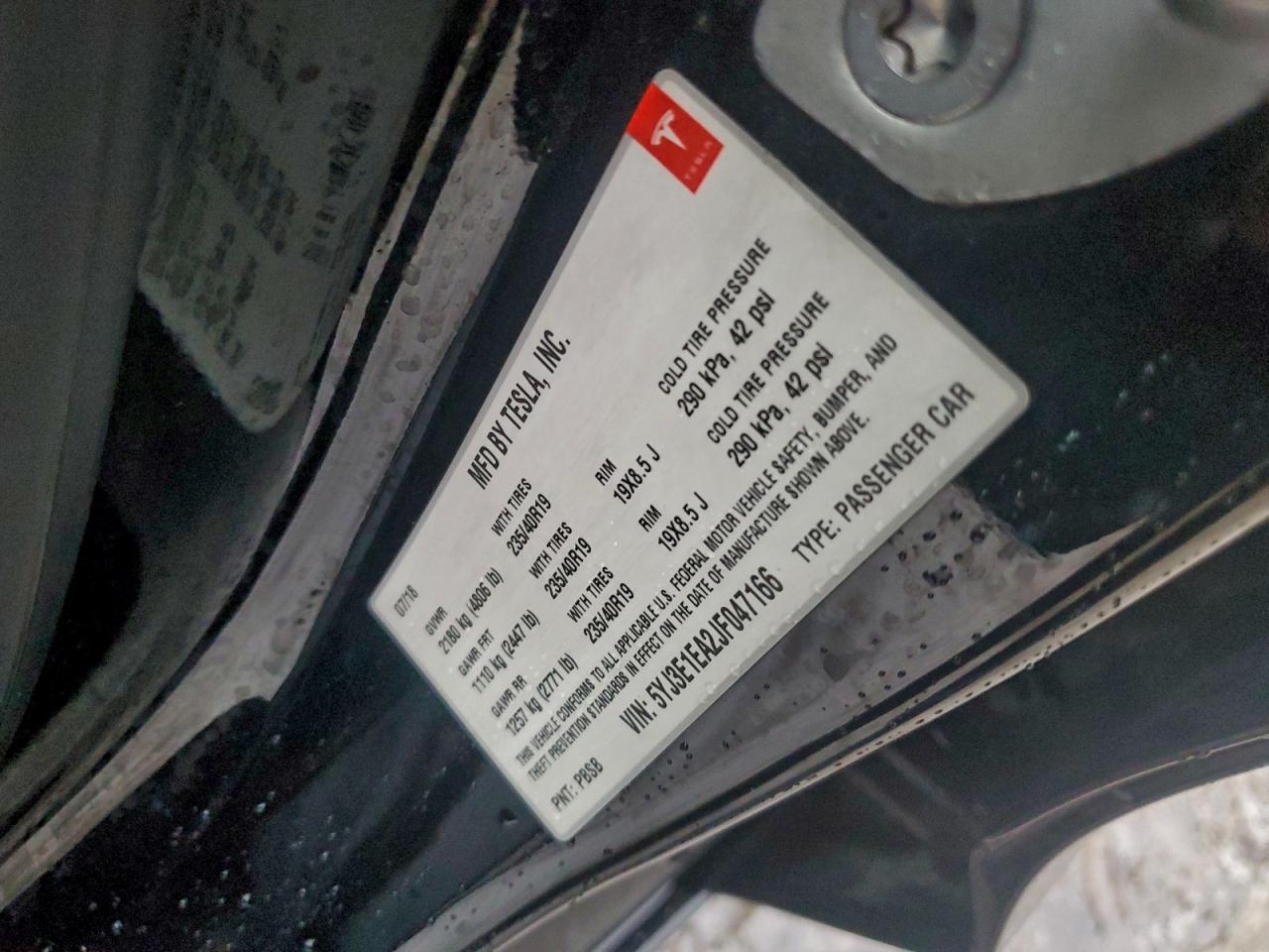 2018 TESLA MODEL 3 photo 34