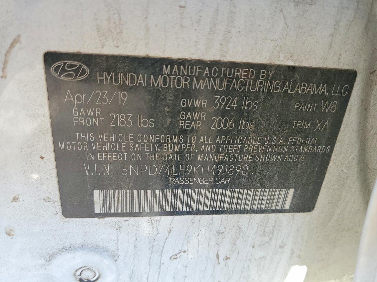 2019 HYUNDAI ELANTRA SE photo 23