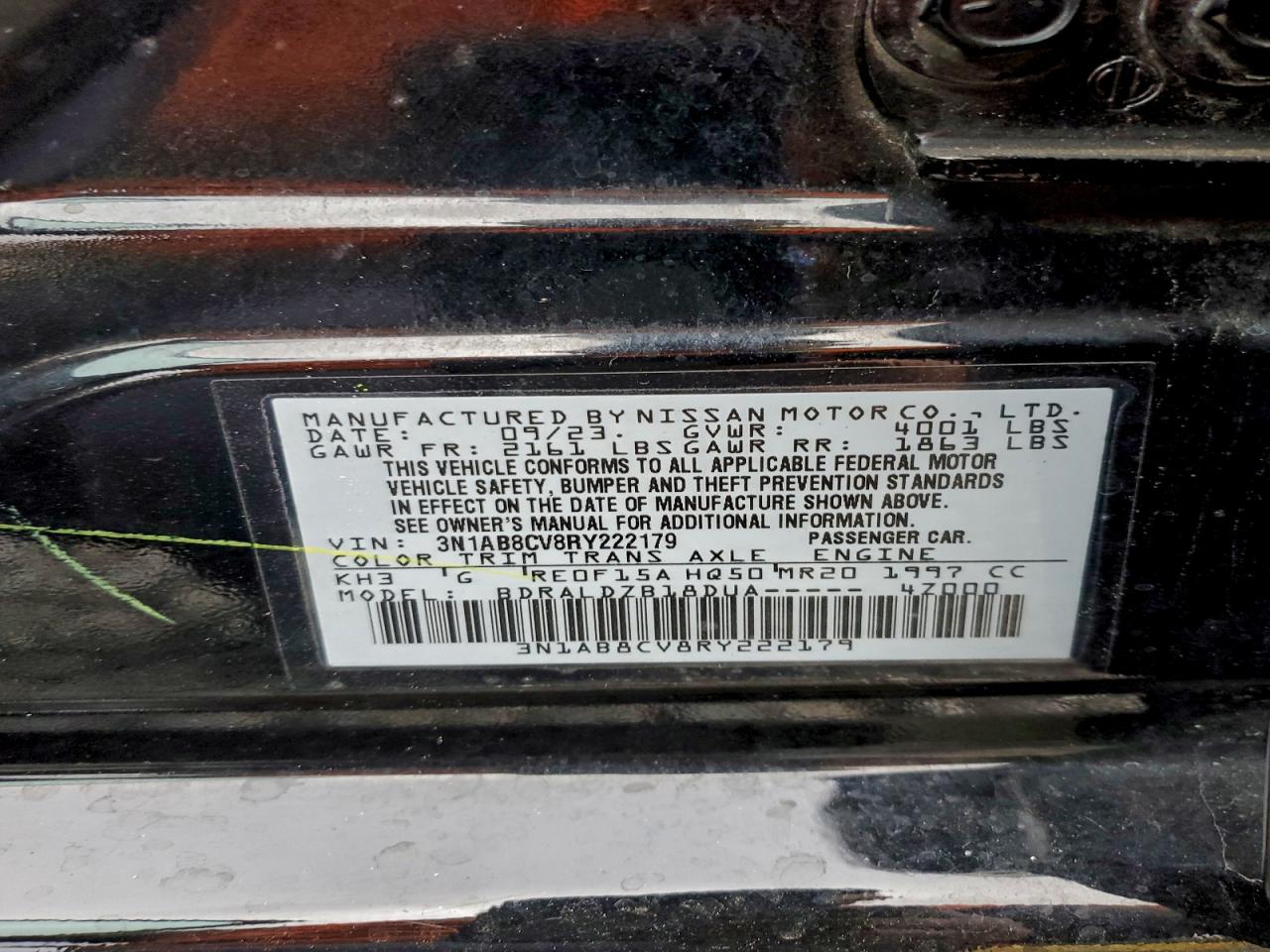 2024 NISSAN SENTRA SV photo 12