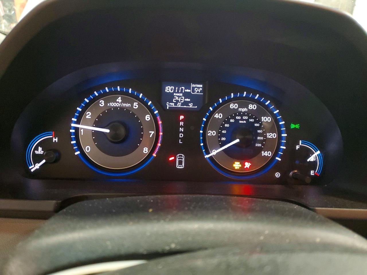 2012 HONDA ODYSSEY EXL photo 9