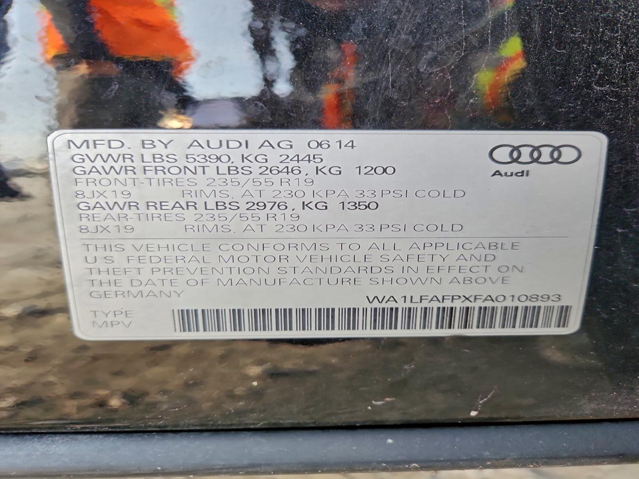 2015 AUDI Q5 PREMIUM PLUS photo 25