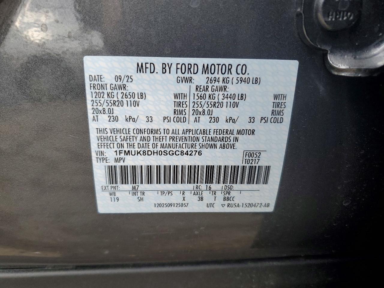 2025 FORD EXPLORER ACTIVE photo 13
