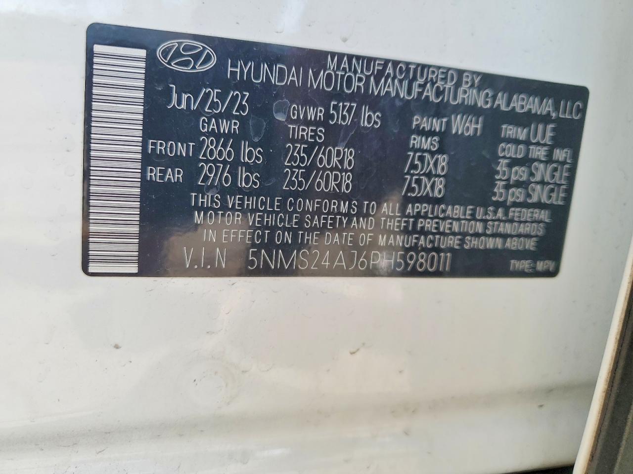 2023 HYUNDAI SANTA FE SEL photo 13