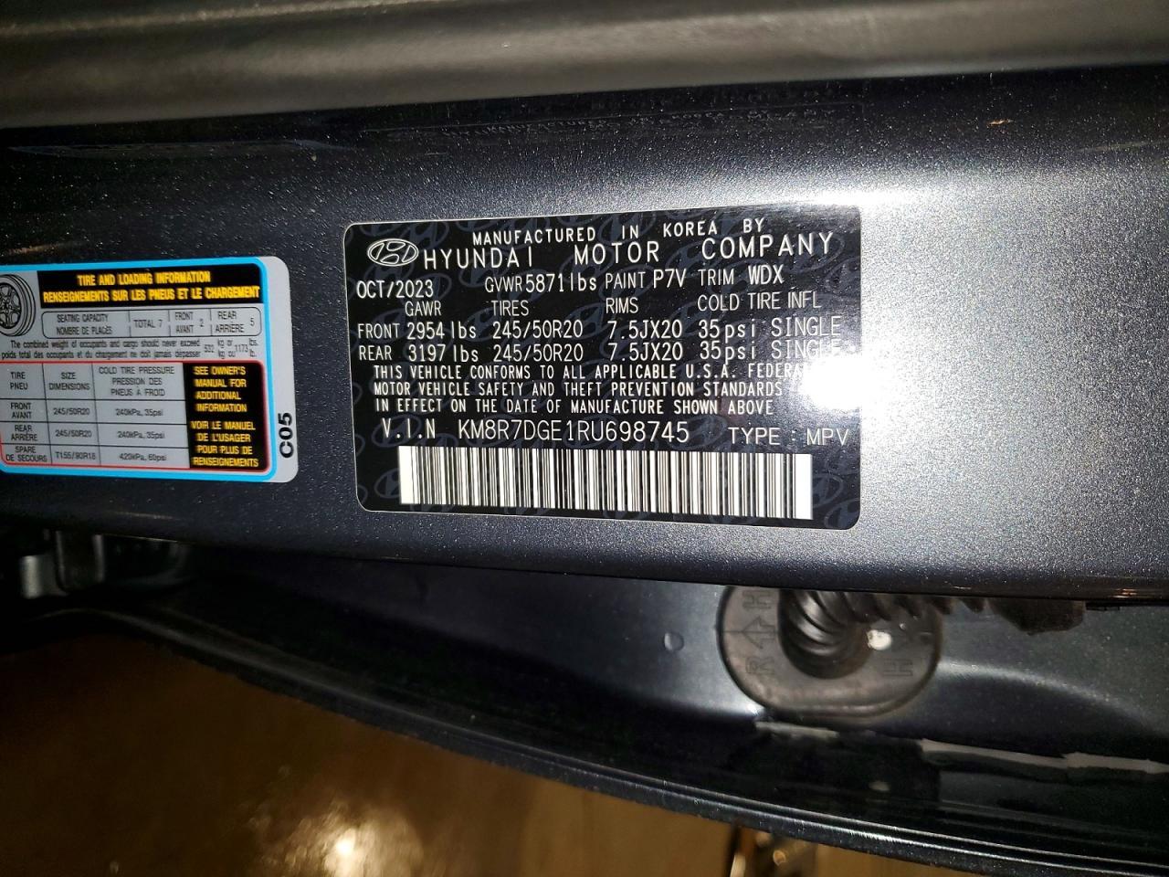 2024 HYUNDAI PALISADE CALLIGRAPHY photo 14