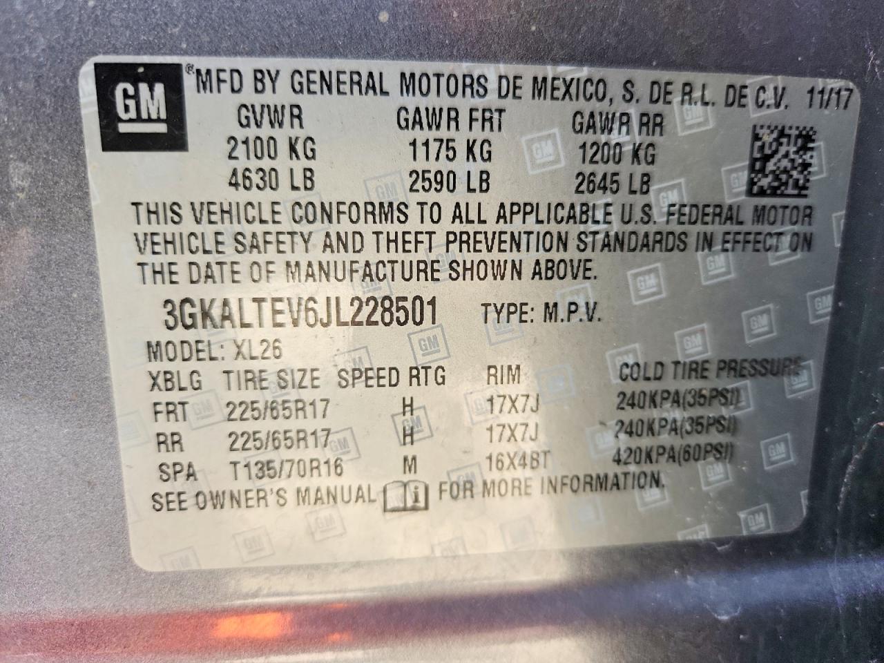 2018 GMC TERRAIN SLE photo 25