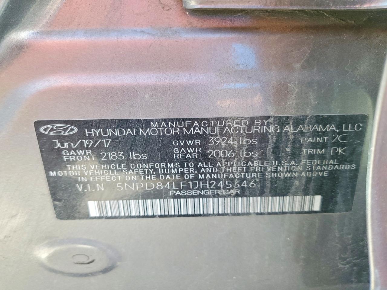 2018 HYUNDAI ELANTRA SEL photo 12