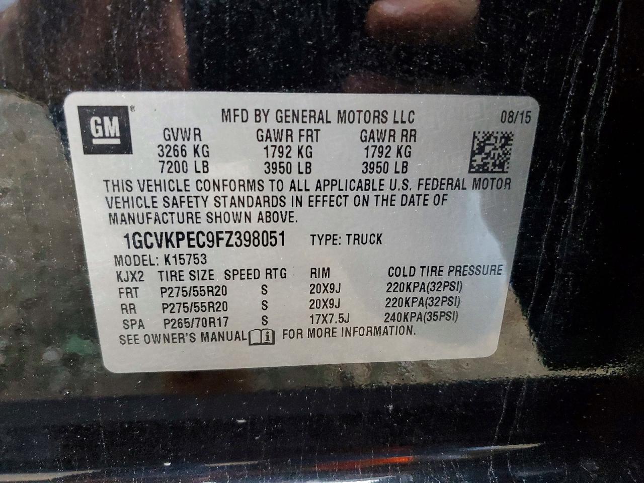2015 CHEVROLET SILVERADO K1500 photo 13