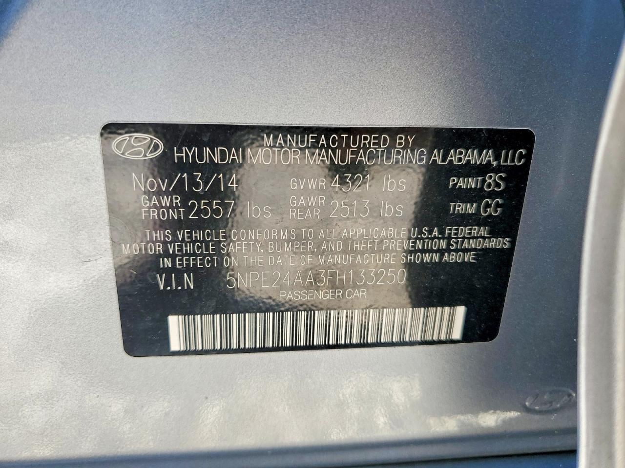 2015 HYUNDAI SONATA ECO photo 12
