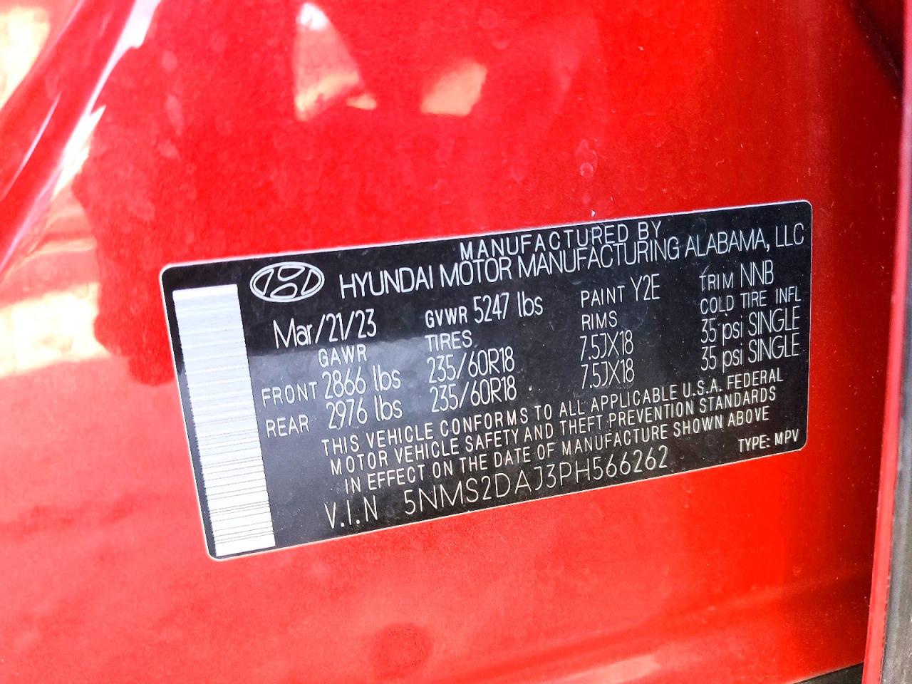 2023 HYUNDAI SANTA FE SEL photo 12